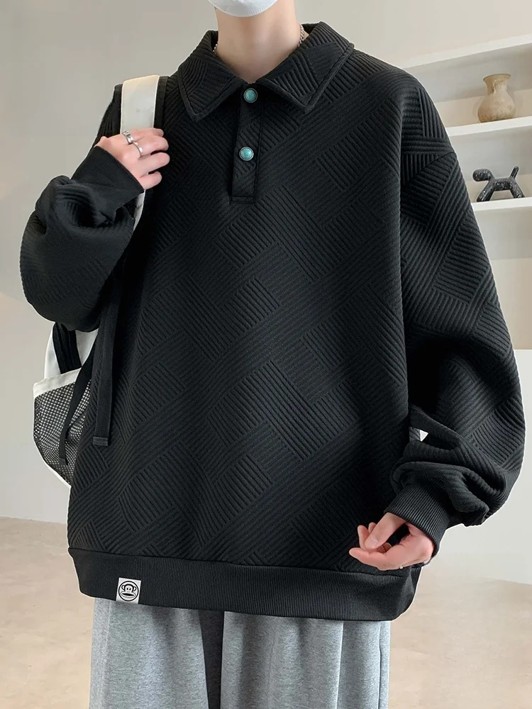 

PaulFrank Loose Fit Long Sve Hoodie Men's Casual Comfortable Cotton Polyester Blend Autumn Wearable Button up Sweatirt