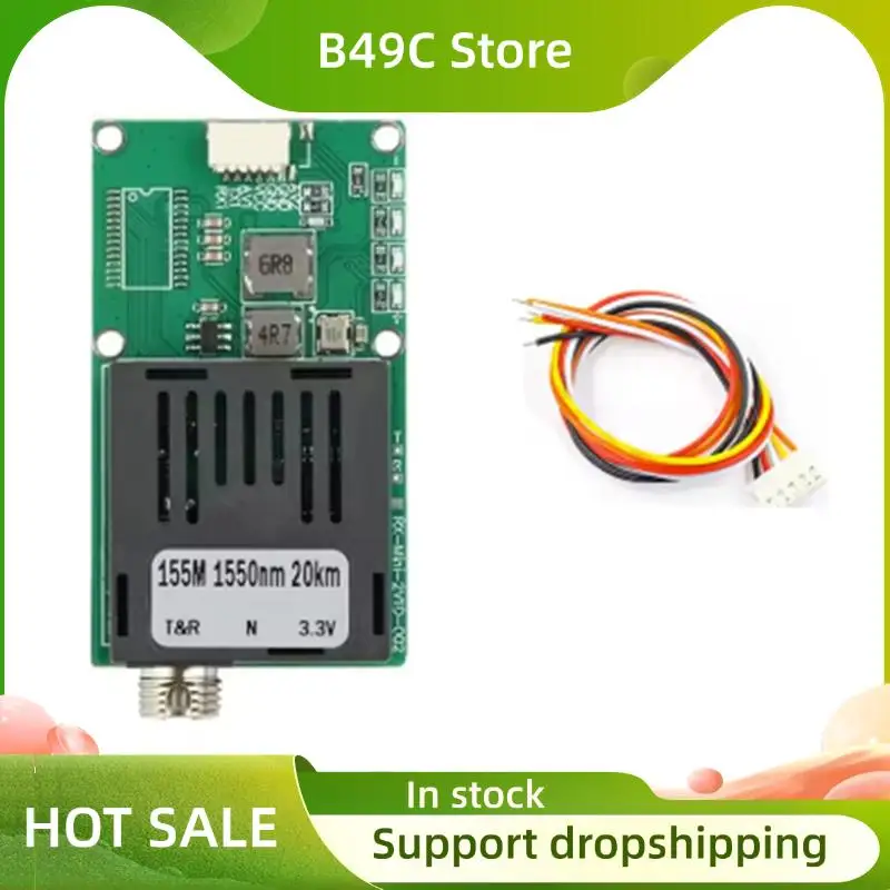 

Оптоволоконный преобразователь B49C, одномодовый одноволоконный FC/UPC, 1-канальный видео + UART, TTL и SBUS в оптоволоконный контроллер 0–20 км