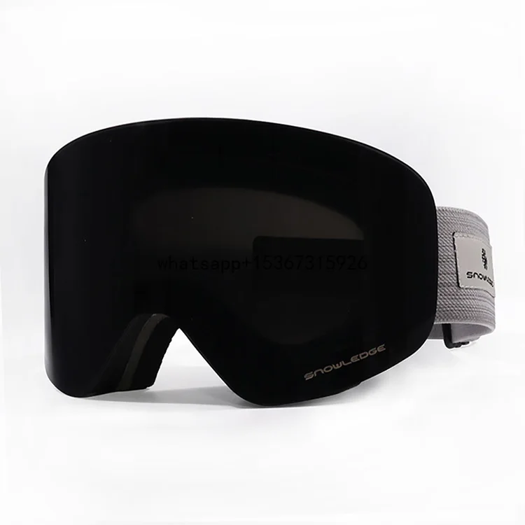 Ready to ship new design anti fog ski goggles double lens snow goggles magnetic ski glasses