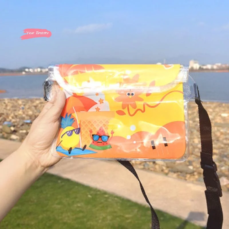 Y-Waterproof Swimming Bag Ski Drift Diving Shoulder Waist Pack Bag Underwater Mobile Phone Bags Case Cover For Beach Boat Sports - view 4