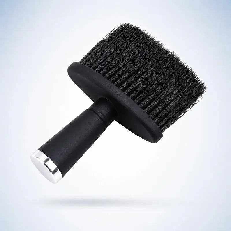Barber Neck Cleaning Brush 2Pcs Soft Bristle Anti-static Hair Dust Removal for Salon Home Daily Use