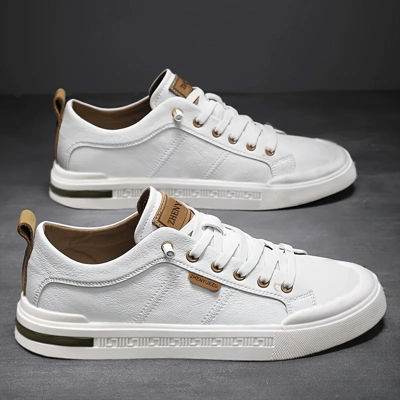 [Men's Skate Sneakers] Sneakers - Men's New Spring/Autumn Skate Shoes - Classic and Versatile - Fashionable and Trendy - Suitable for Daily Wear and Outdoor Leisure - Ideal as Birthday Gifts, Christmas Gifts, and Halloween Gifts