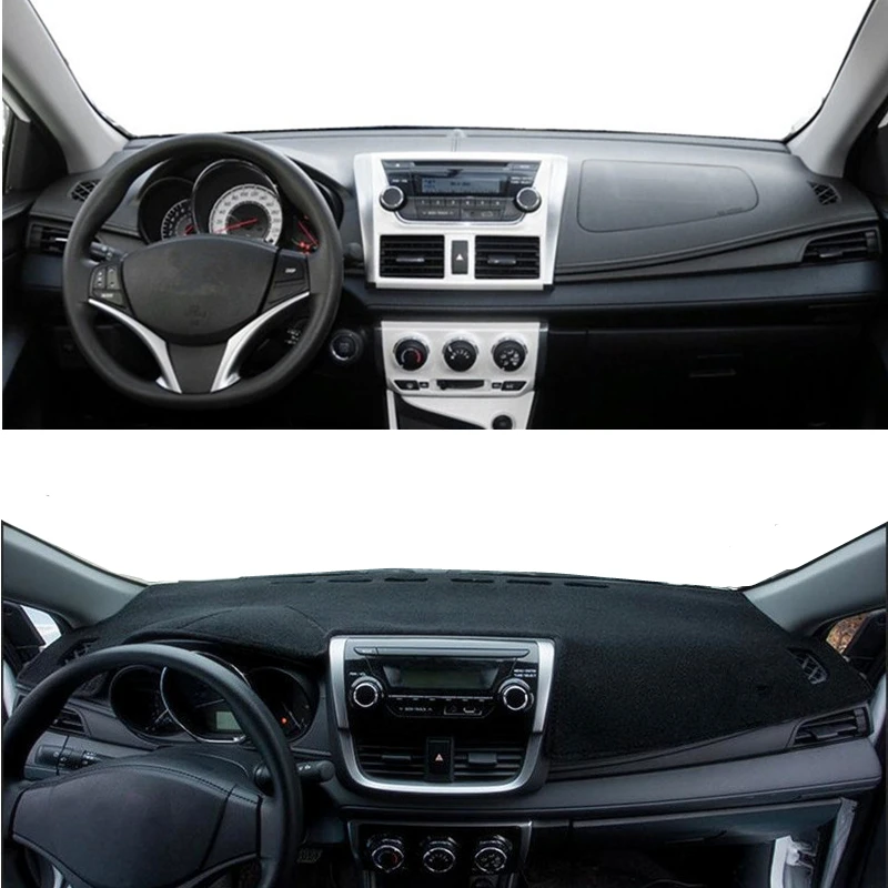 For Toyota Yaris Vios XP150 2014 2015 2016 2017 2018 2019 Dashmat Dashboard Cover Mat Dash Sun Shield Carpet Rug Car Accessories