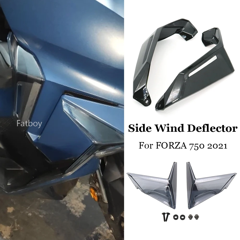 Motorcycle Accessories Side Wind Deflector Windscreen Lower Windshield Spoiler Fairings For Honda Forza750 Forza 750 2021