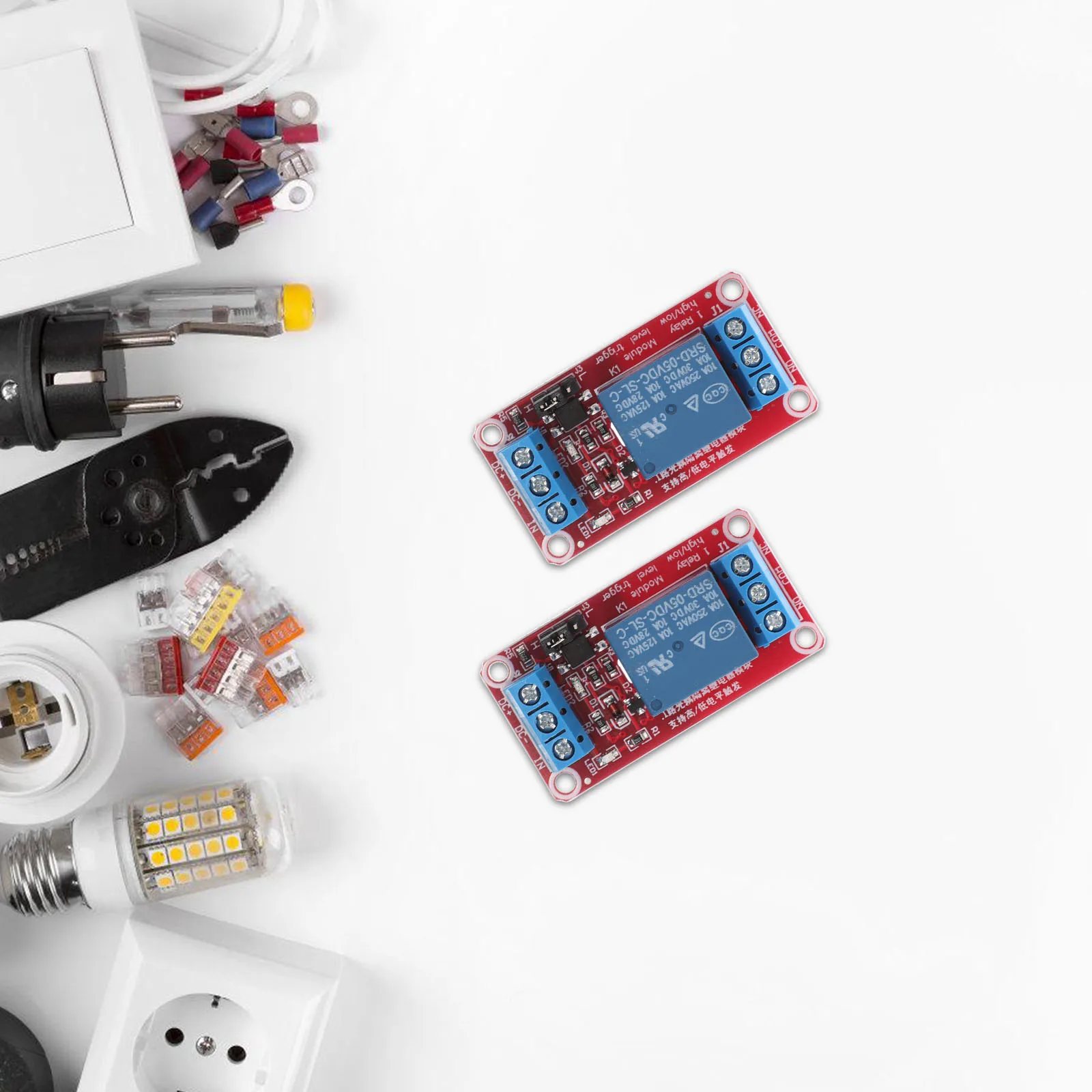 

12pcs One Way Relay Optocoupler Isolation High Low Level Trigger Voltage Controlled Expansion Board Durable Circuit Control For