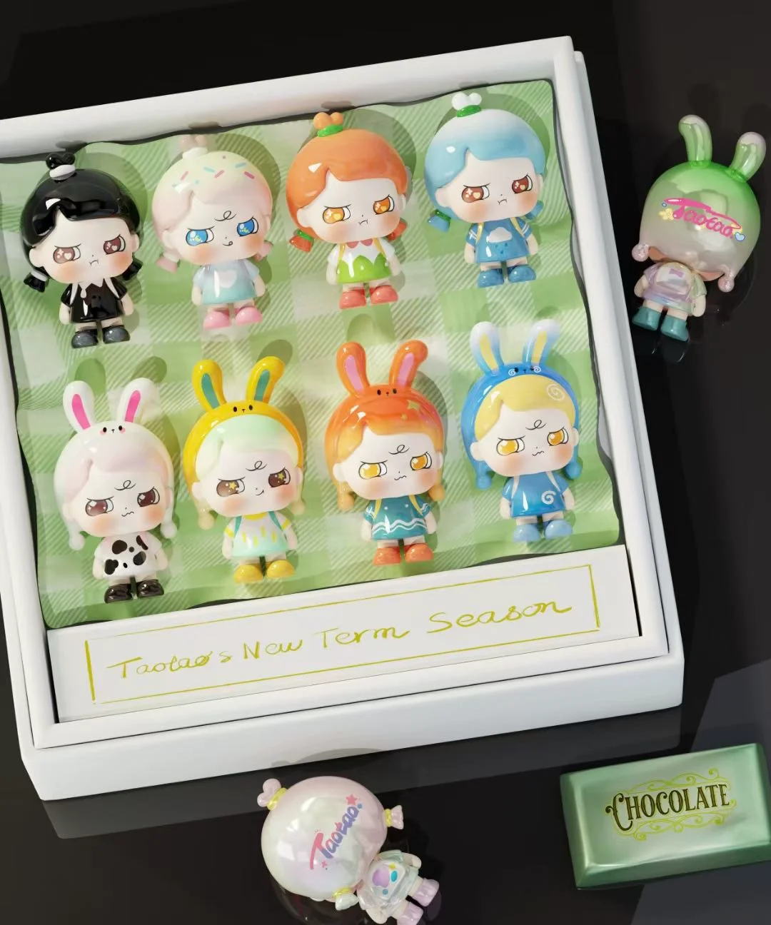 

Genuine Taotao Kindergarten Opening Season Series Mini Blind Box Adorable Intersting Mini Action Doll For Desk Decor And Gifting