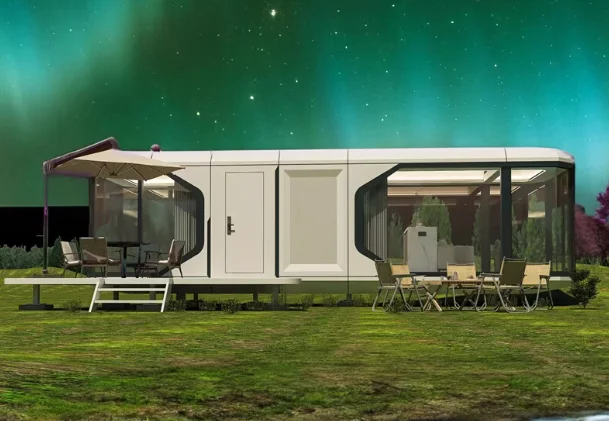 Prefab House Modern capsule cabin Hotel Container home sleep pod Outdoor Mobile Tiny house luxury Capsule House