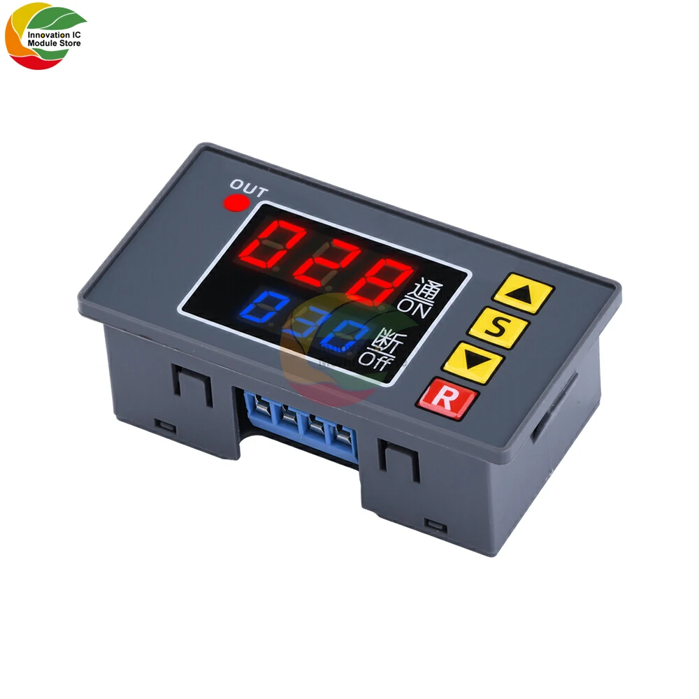 

Timer Delay Relay AC 110V 220V Programmable LED Display Digital Timer Switch Trigger Cycle Timer Delay Relay Module
