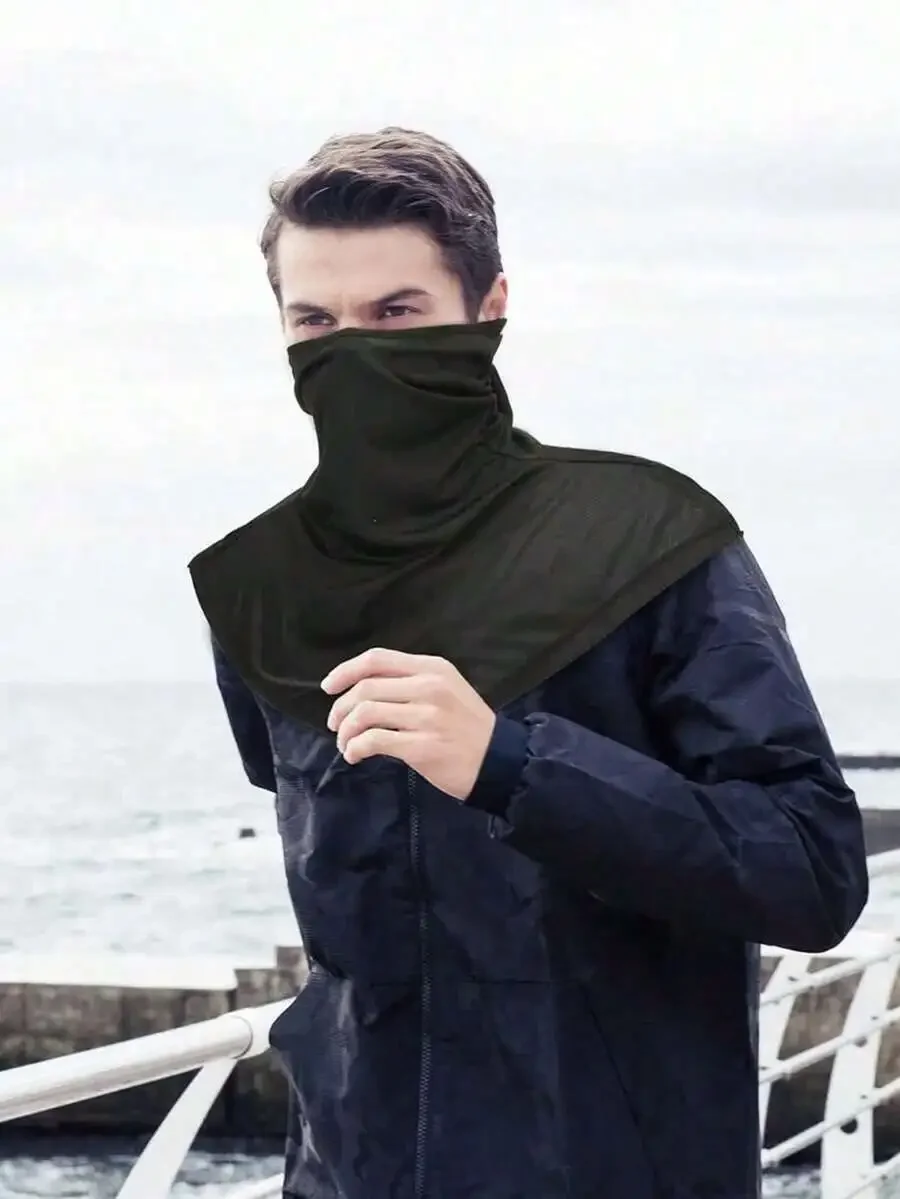 

Black Breathable Balaclava Face Mask Windproof Sun Protection Neck Gaiter For Cycling Hiking Outdoor