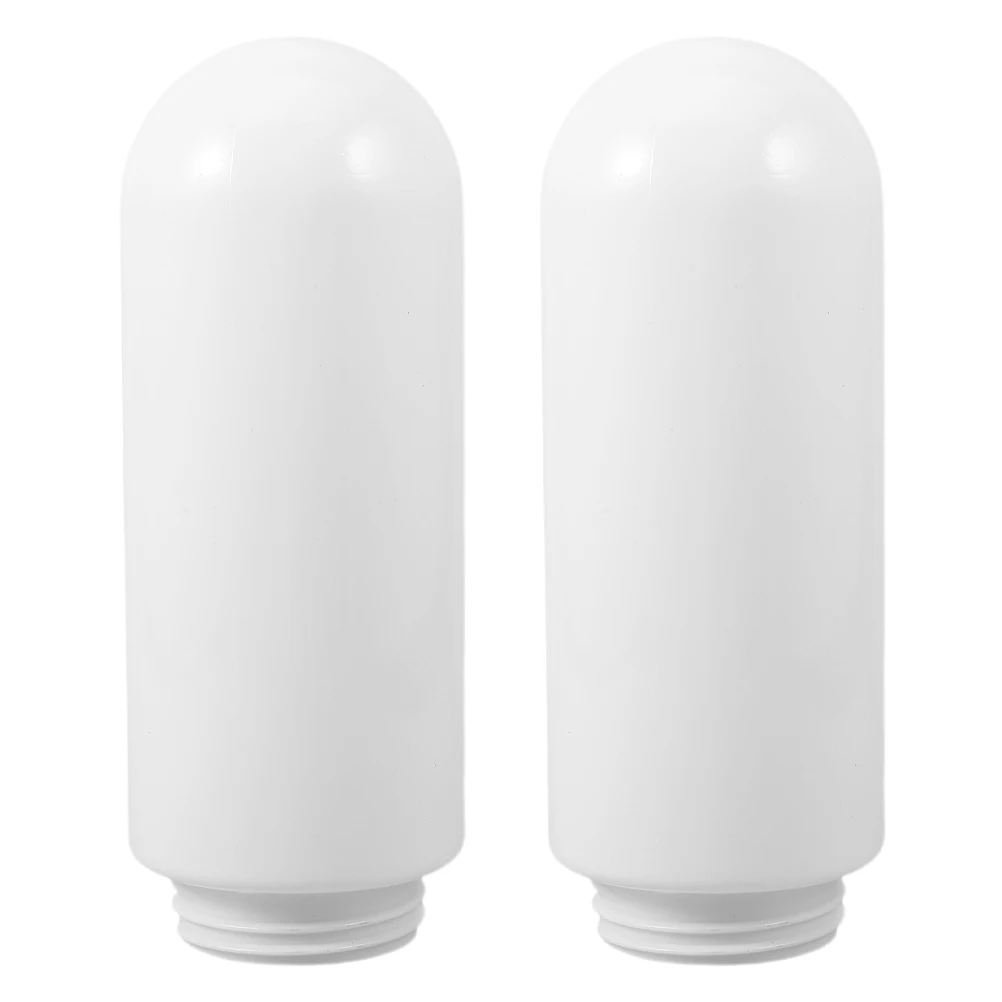 

2pcs Waterproof Acrylic Lampshade Globe Cover for Outdoor Post Wall Garden Hanging Light Bulb Shades Replacement