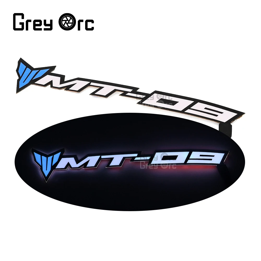 

MT-09 Logo Motorcycle Sticker Decals for YAMAHA MT-09 MT09 MT 09 Motorcycle LOGO Cold Light Lamp