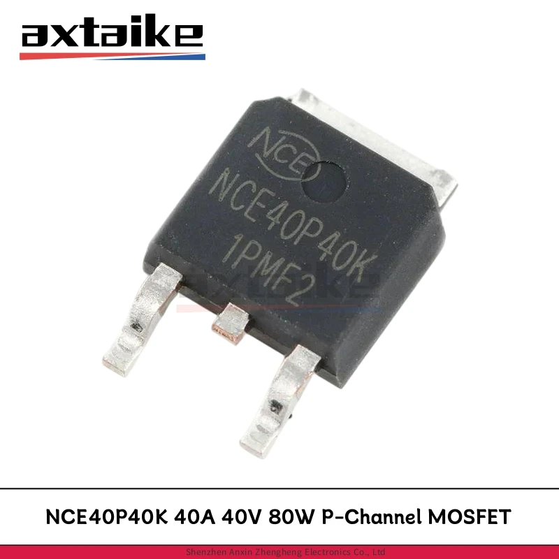 10PCS NCE40P40K TO-252 DPAK 40A 40V 80W NCE40P40 SMD P-Channel Enhancement Mode Power MOSFET Transistor