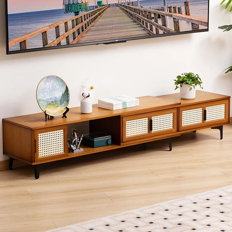 Living Room Monitor Tv Stands Mid Century Cabinets Modern Display Luxury Salon Floor Tv Table Coffee Muebles Home Furniture