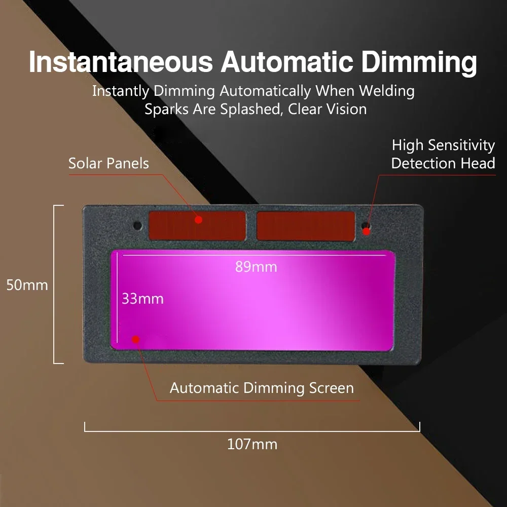 TIG MIG Welding Welding mask Solar Automatic Battery Electric helmet Auto Darkening Welding Mask Plasma Grinding