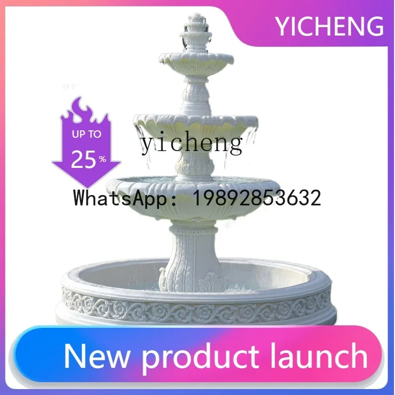 

Water Fountain Wedding Spray Pond Landscaping Decoration Decoration Garden Outdoor Courtyard Waterscape Flowers