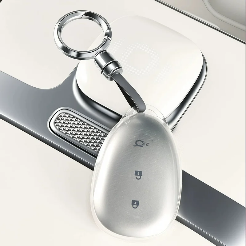 For Changan Qiyuan Nevo A06 2026 2027 Key Ring All-inclusive Vehicle Key Cover and Buckle Automobile Modification Supplies