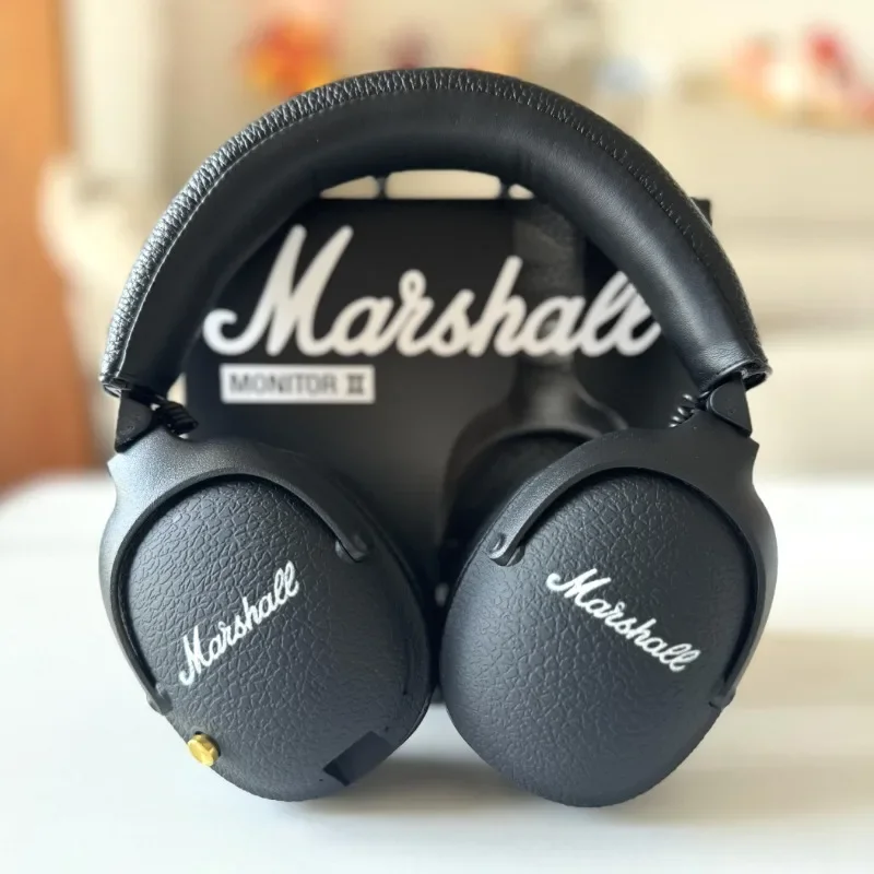 New Marshall MONITOR II Wireless Bluetooth Headphones Heavy Bass Foldable Earphones for Music Gaming with Microphone Headset