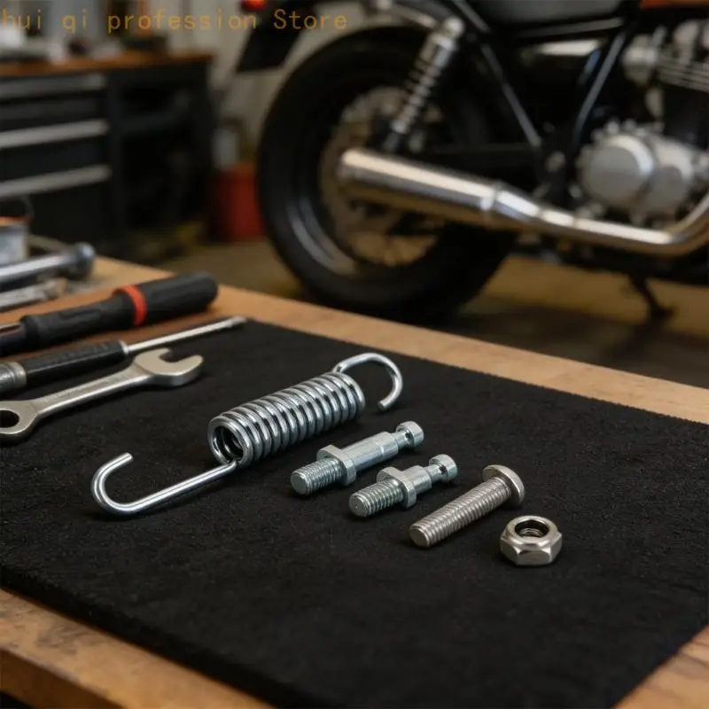 Einfach zu installierende, hochfeste Motorrad-Seitenständer-Ständerfedern für Sur Ron X S-Fahrräder, korrosionsbeständige – Detail 3
