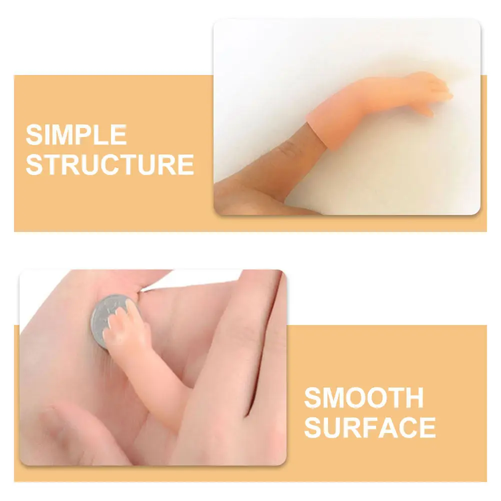 4Pcs Halloween Fake Prop Silicone Magician Performance Up Hand Trick Party Stage Show Fun Prop