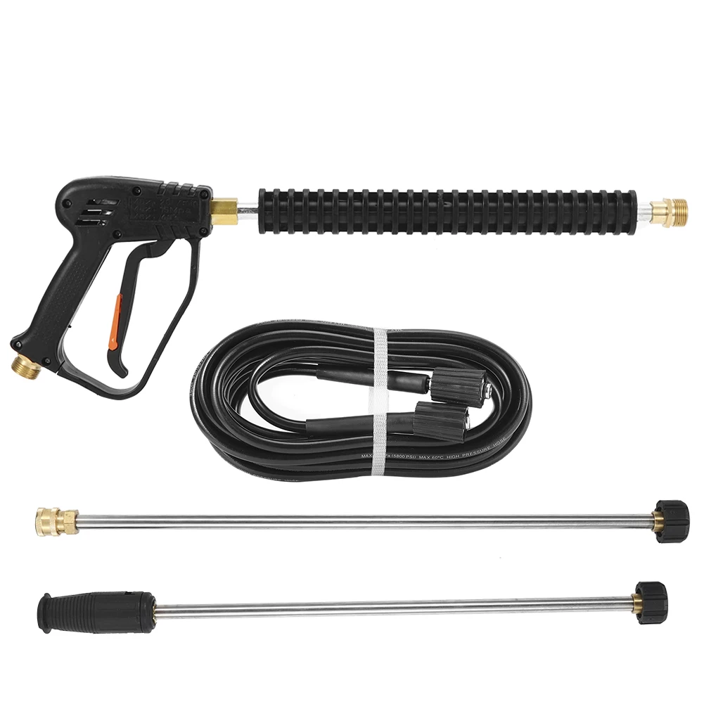 

High Pressure Water Spray Gun Car Washer 3000psi Washing Machine with 2 Extension Rods 8m Hose Power Cleaner Gun Water Spray Gun