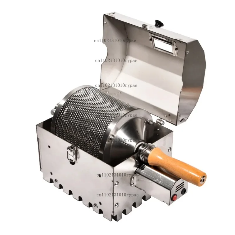 AS1-S400T Coffee Baking Machine Commercial Coffee Bean Baking Machine Heat resistant Quartz Glass Drum Stainless Steel Drum