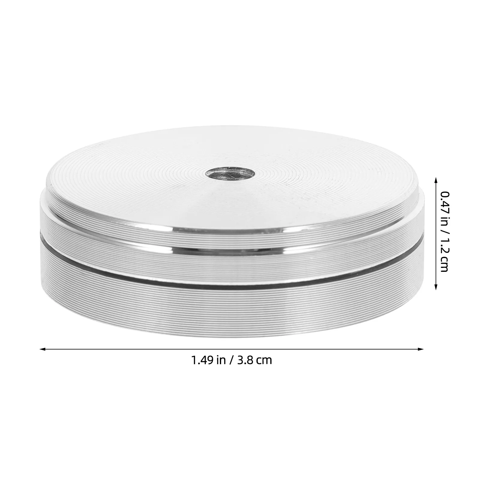 2Pcs Rotating Turntable Bearing Heavy Duty Aluminum Alloy Lazy Susan Base Dining Table Cake Decorating Swivel Hardware