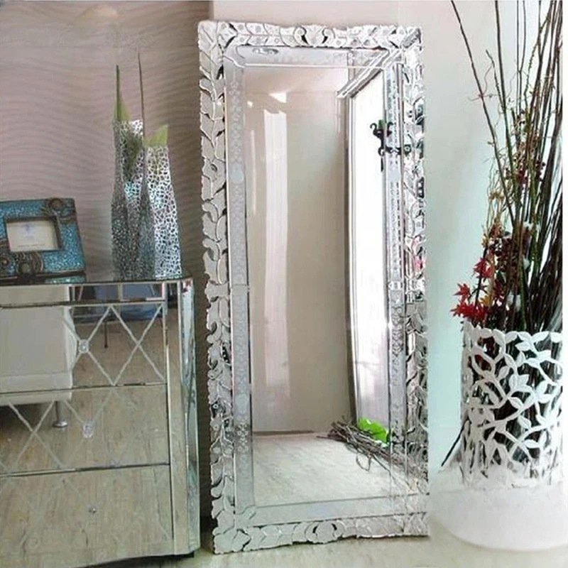 Carved Mirror, Decorative Mirror, Entrance , Full-length , Fitting , Floor , European Style