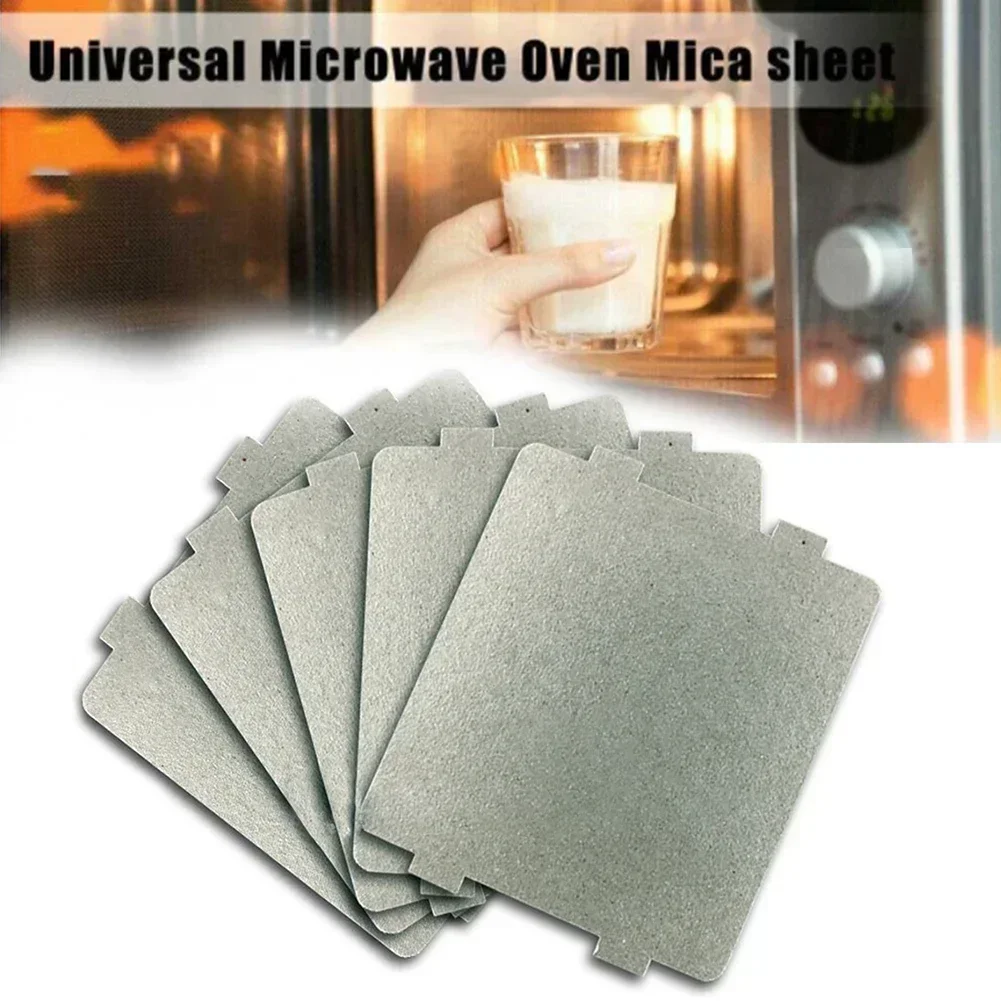 

1/5/10pcs Microwave Oven Mica Sheet 9.9 X 10.8cm Mica Plates Sheets Environmental Insulation Microwave Oven Heater Kitchen Tool