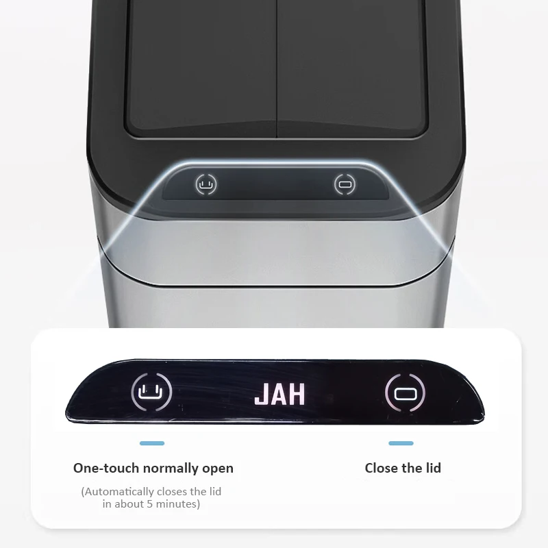 Wastebasket Kitchen Food Waste Disposal Recycle Bin Automatic Sensor Trash Can 20l 15l Bathroom Smart Garbage Cube Dustbin