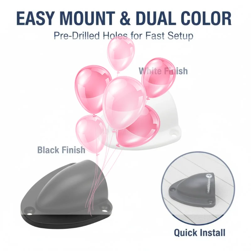 Plastic Clamshell Vent Cover Easy Installation Weatherproof Vent Cap for Marine Boat Camper Cabin Vent Use