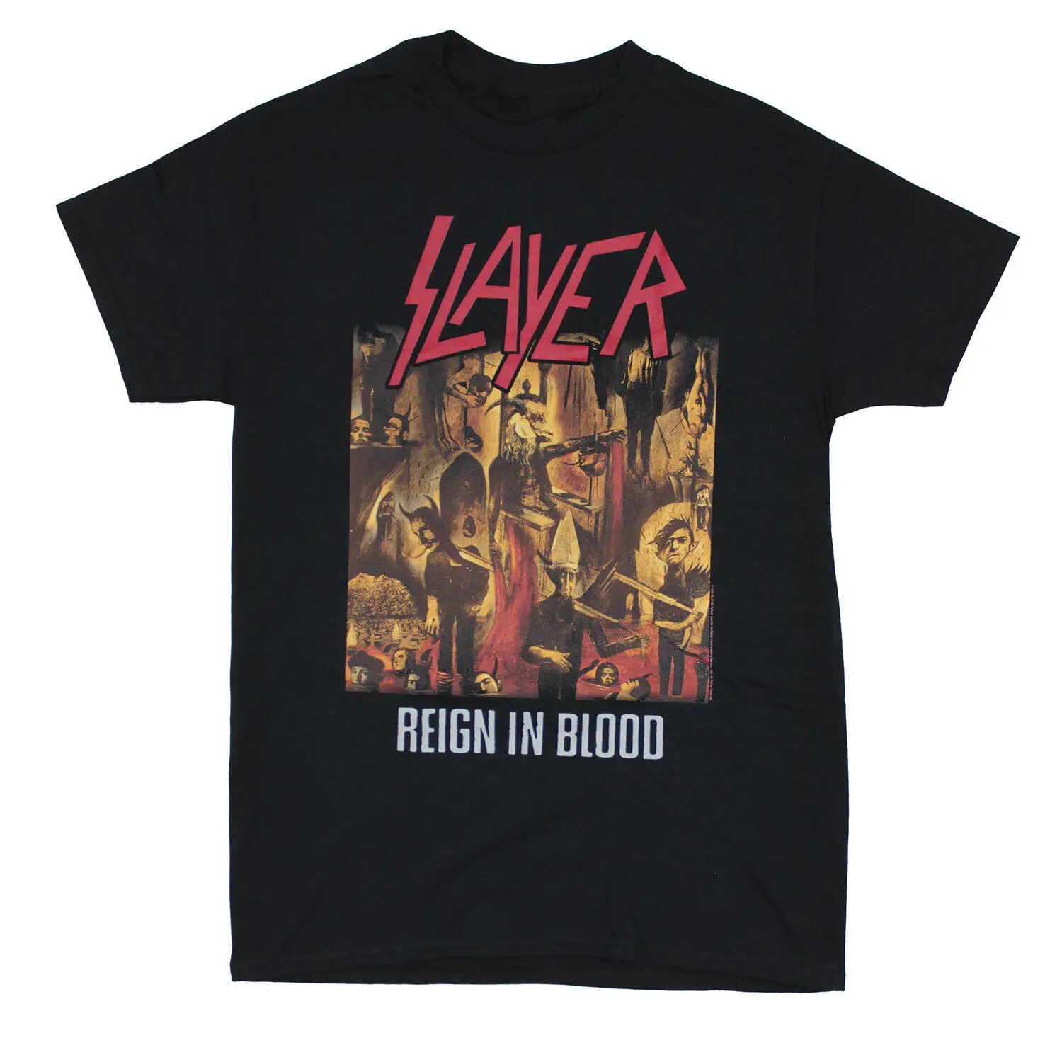 Men'S Slayer Reign In Blood T Shirt X Large Black