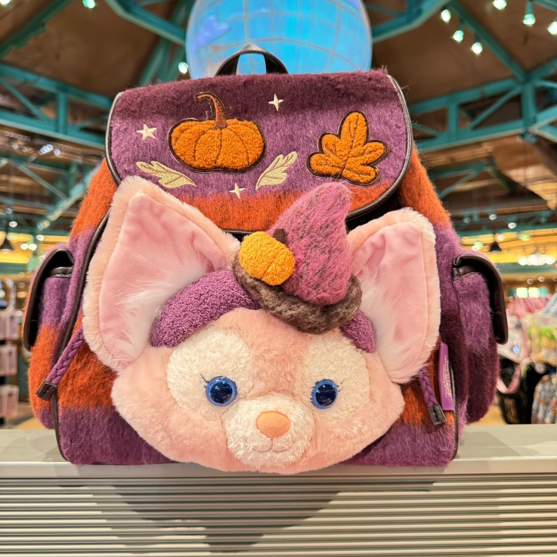 

Shanghai Disneyland Halloween 2024 — Lina Belle — Рюкзак с двойным плечом Little Fox для девочек — Подарок школьной сумке — Сувенир