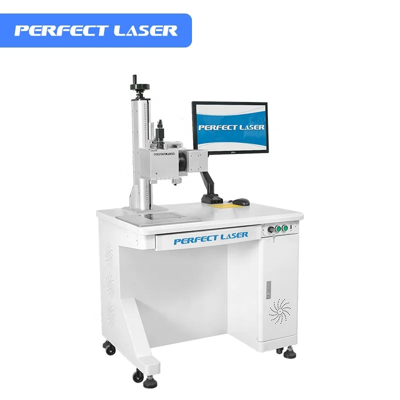 

Perfect Laser Commercial Desktop auto visual positioning and Identifying 20W laser marking machine with CCD Camera 110mm*110mm