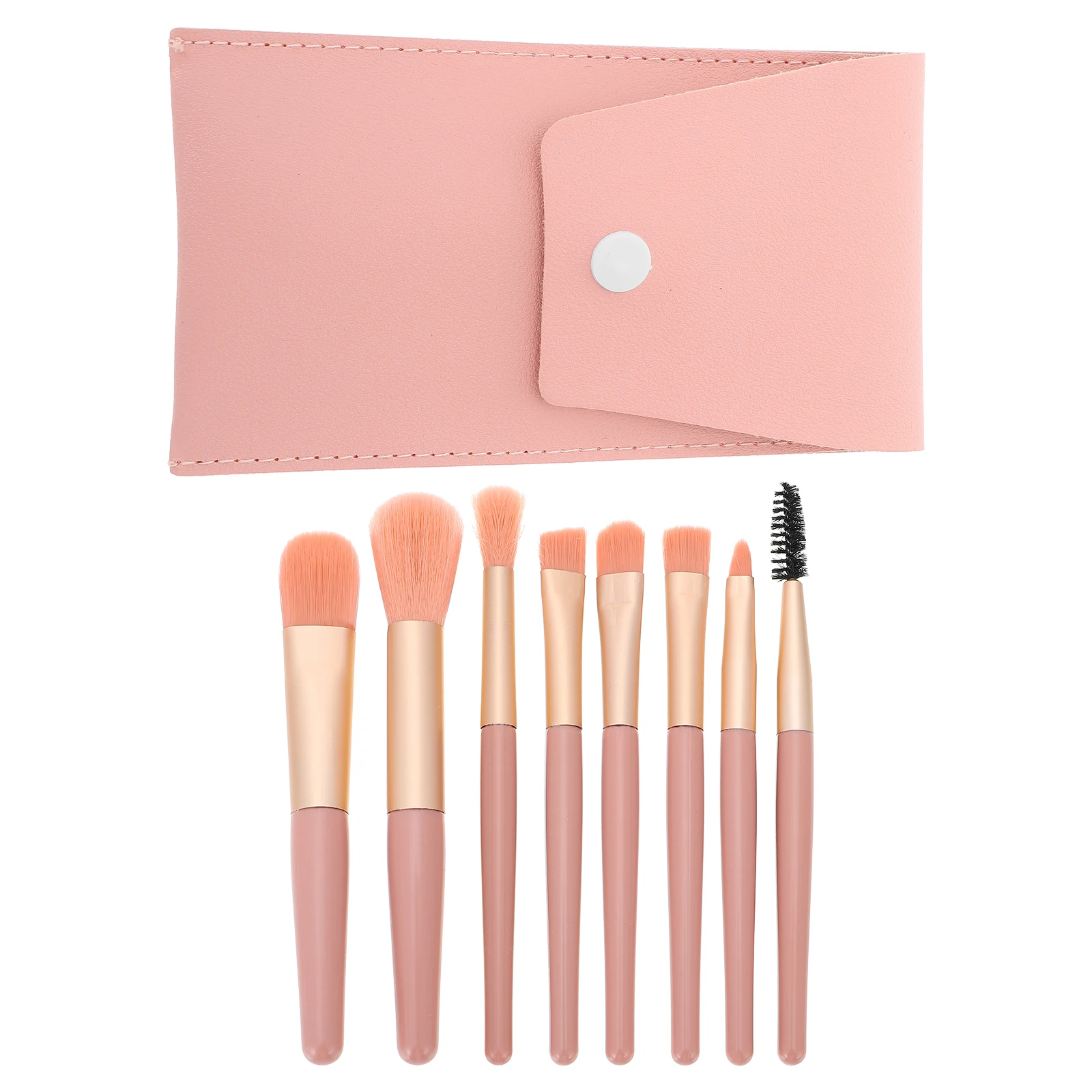 Ensemble de pinceaux de maquillage portables, Mascara à cils de voyage, outils de beauté du visage, fibres artificielles PVC, pinceaux cosmétiques pratiques professionnels