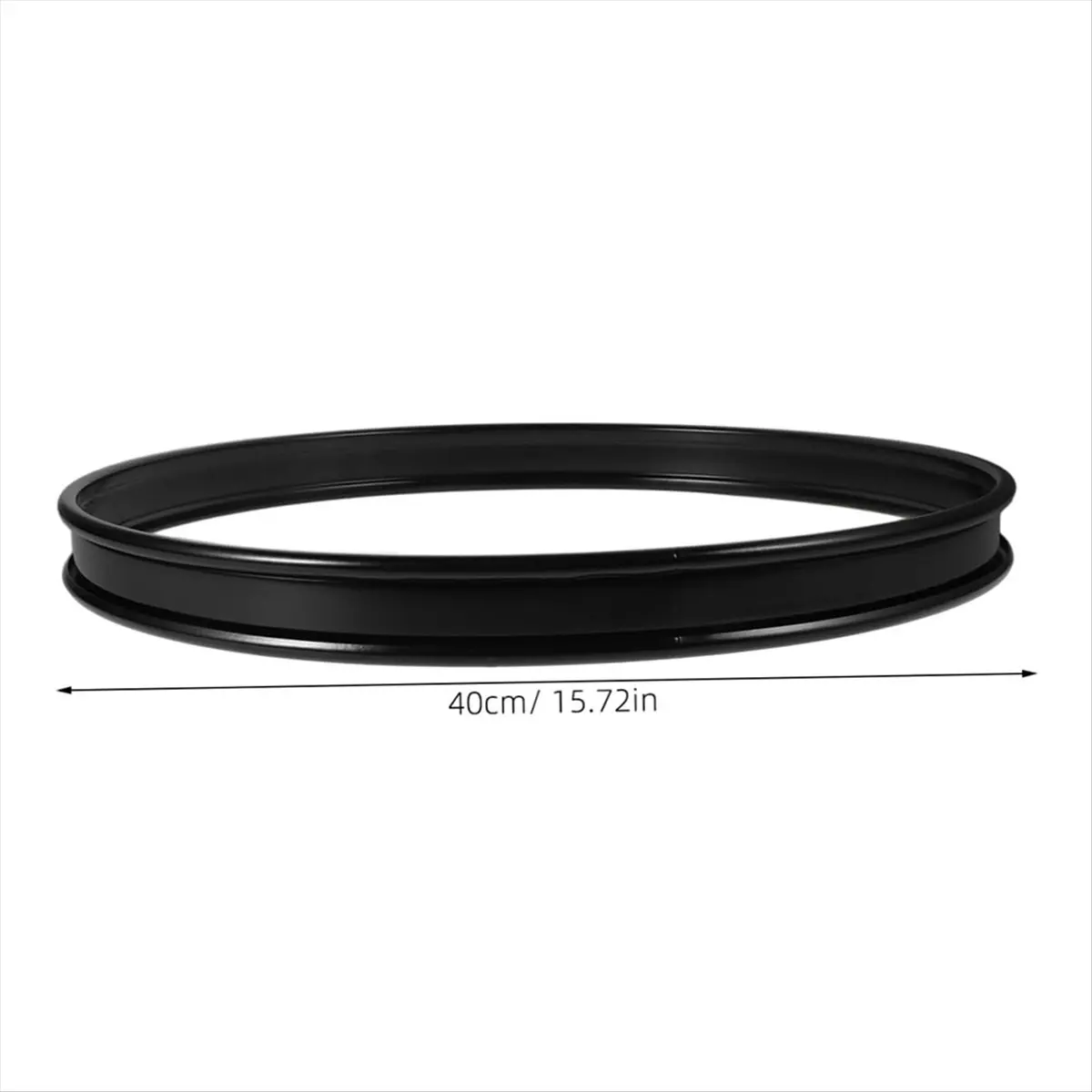 T32C New Percussion Drum Hoop Instrument Parts 16inch Metal Hoop Protector for Snare Drums and Drums Percussion Instrument