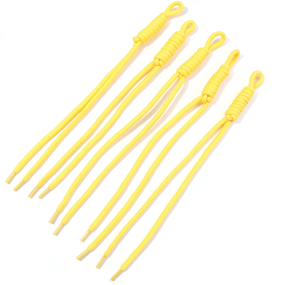 5 teile/los Bunte Geflochtene Lanyard Schlüsselbund Handgemachte Knoten Nylon Seil Schnur Gewinde Für DIY Schlüssel Kette Anhänger Tasche Zubehör