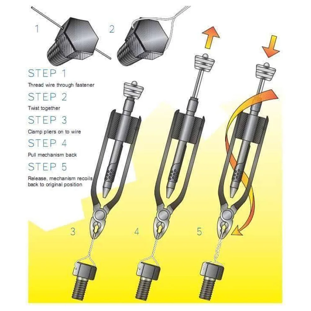 

6 Inch Wire Twisting Pliers Safety Lock Wire Cutter 3 in 1 Plier for Aircraft Industrial Use Hinge Fuse