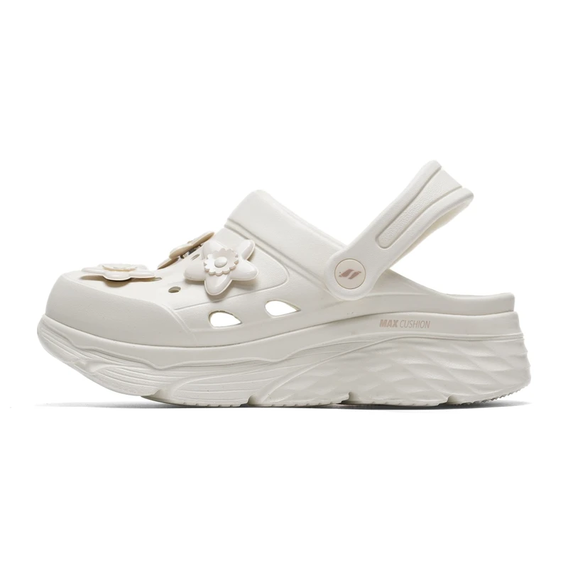 Женские модные сабо Skechers на толстой подошве, пляжная обувь, увеличивающая рост, повседневные сандалии, тапочки 11167