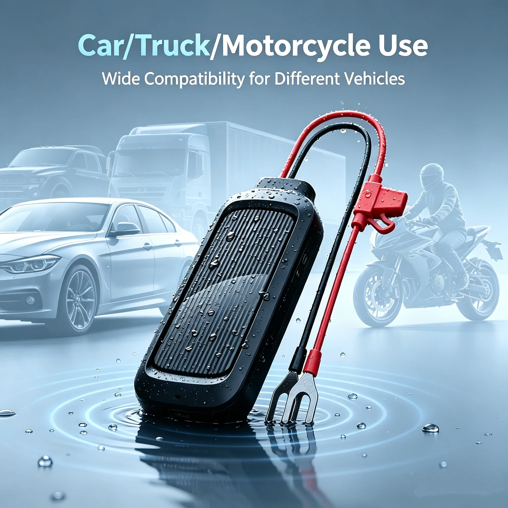 4G Hardwired GPS Tracker for Motorcycle, Anti-Theft Locator with Alerts & History (Subs.)