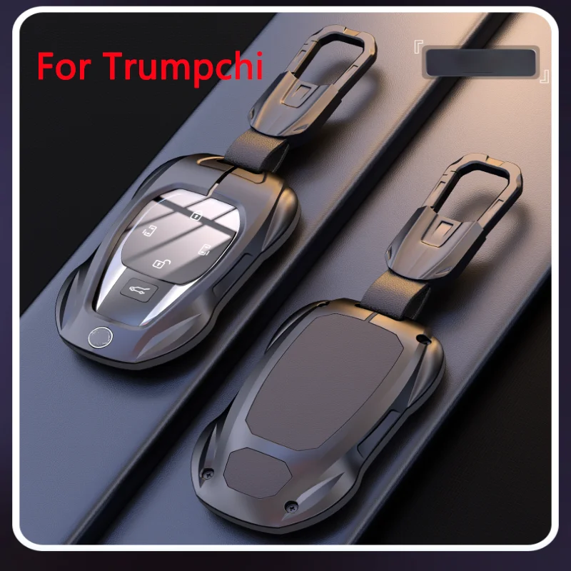 Car Zinc Alloy Key Case Holder Cover For GAC Trumpchi M8 2024 GS3 GS4 GS7 GS8 GA6 GM6 E9 Empow Emkoo ES9 Car Key Shell Buckle