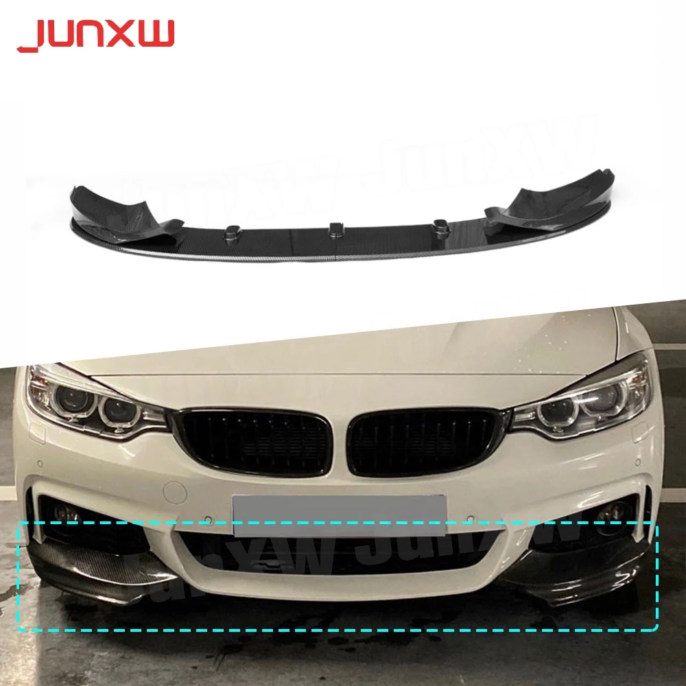 

Car Front Bumper Lip for BMW 4 Series F32 F36 M Sport 2014 + Spoiler Splitter Diffuser Cover Guard Trim ABS Ship in 48 hours