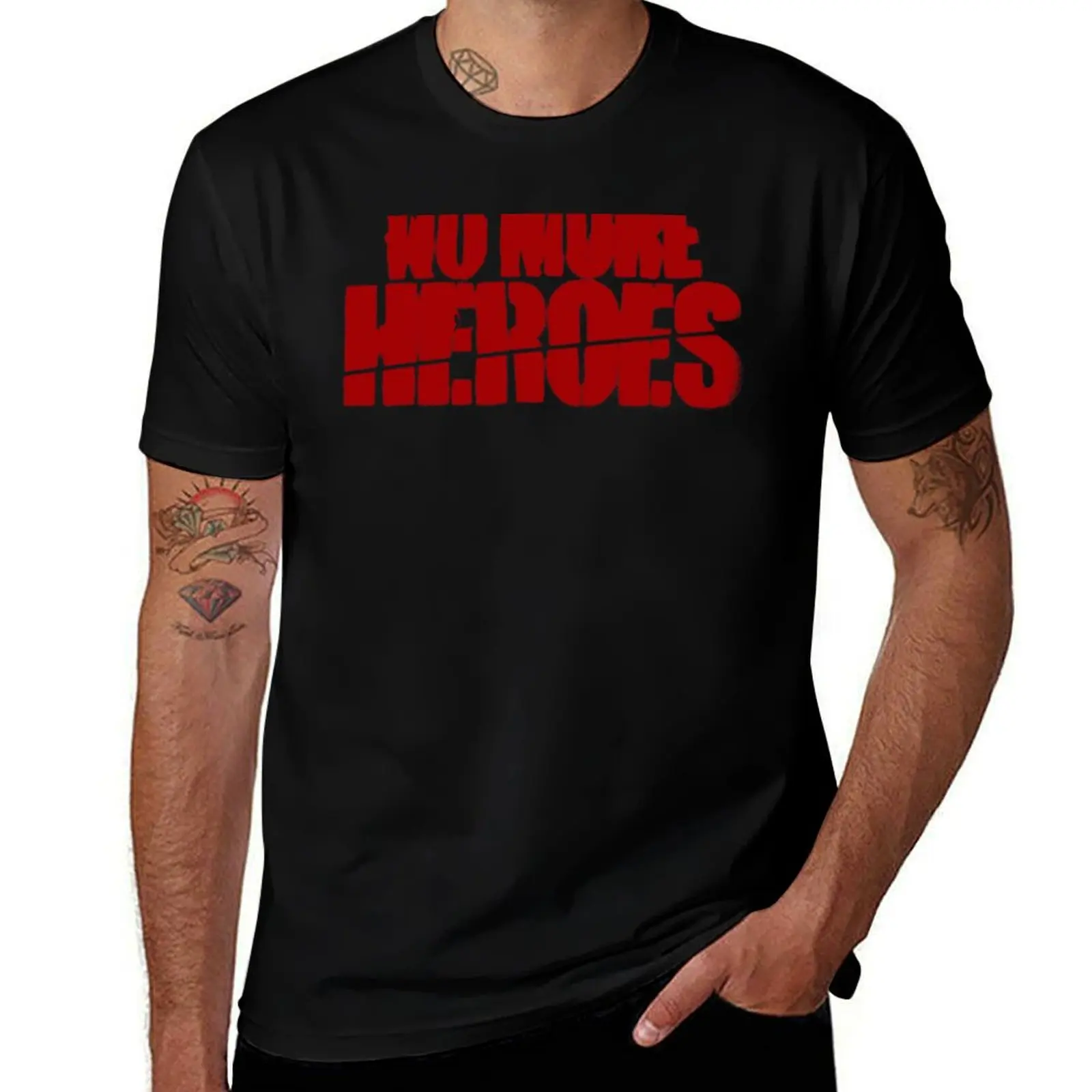 

No More Heroes logo T-Shirt luxury designer luxury t-shirt cute tops luxury clothes men