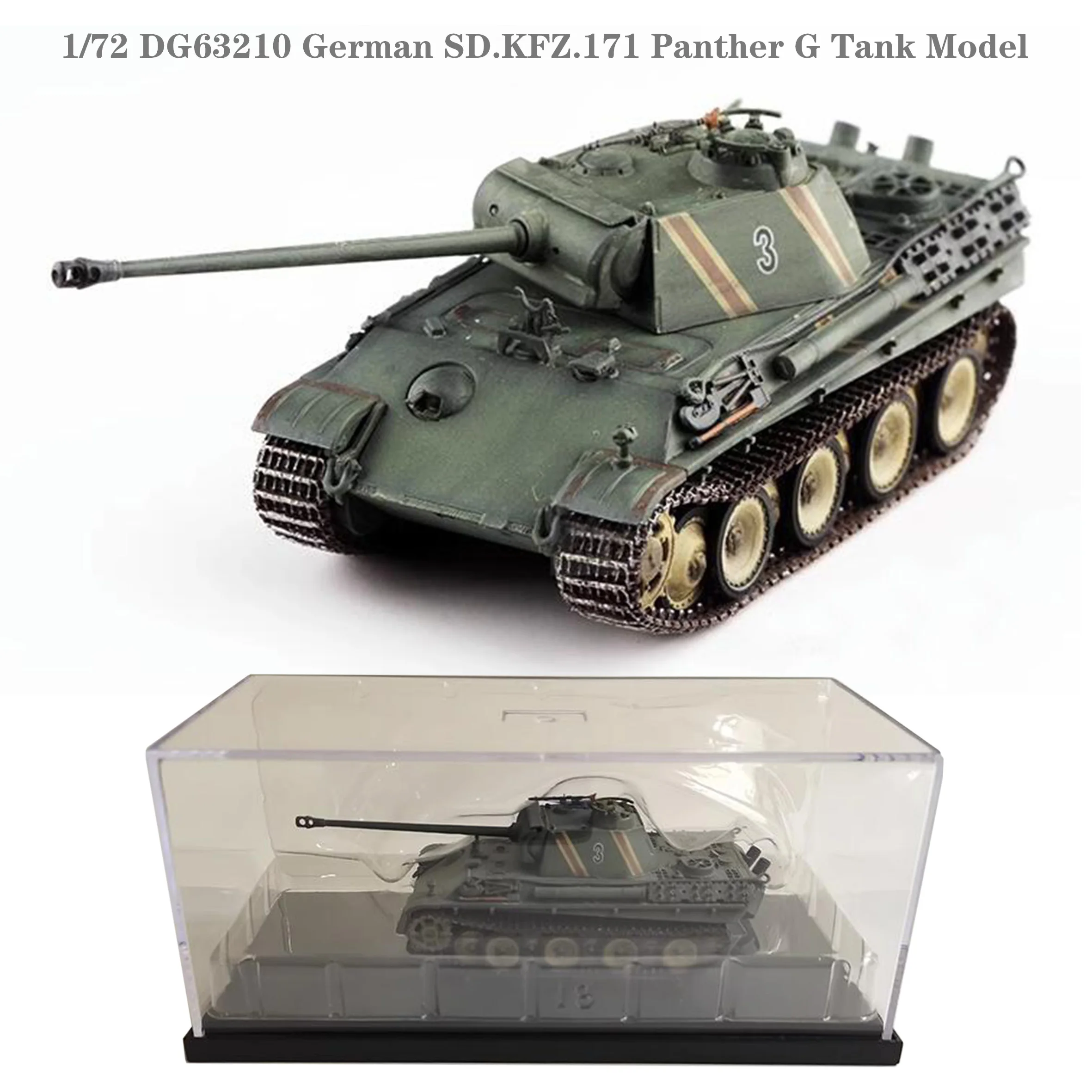 1/72 DG63210 German SD.KFZ.171 Panther G Tank Model  Finished product collection model