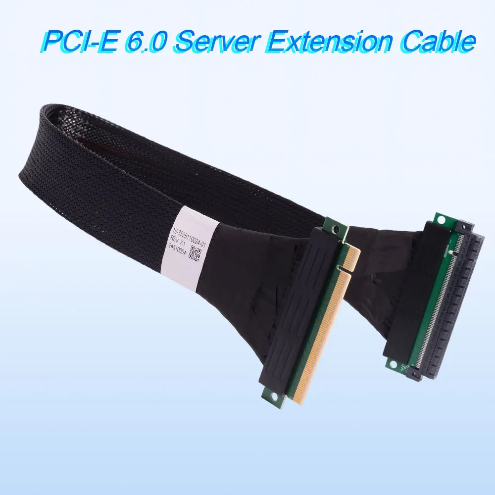 ADT-LINK PCIE X16 6.0 Graphics Card Extension Cable for AI Data Center Server Level Full Speed Losses Gaming PC Accessories