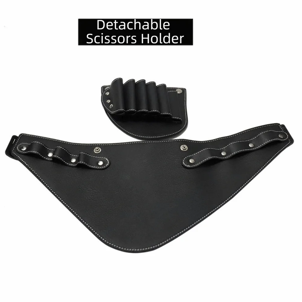 PUレザー製理髪ツールバッグ、耐久性があり調節可能なウエストベルト付き理髪ツールバッグ、ウエストベルト/ショルダーベルト付き理髪バッグ、理髪店用