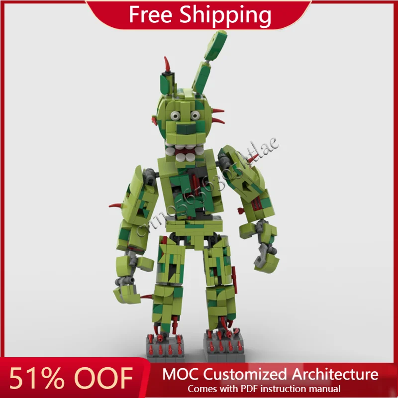 

692 детали MOC, известные игры, роль, простая модель кактуса-монстра, строительные блоки, техника, креативные гаражные кирпичи, детские игрушки, подарки