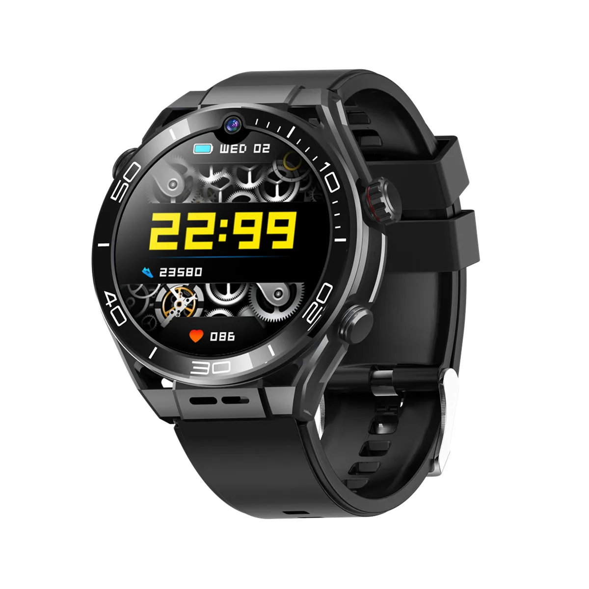 Smart Watch Men 4G APP Download GPS Google Play Store Camera Video Call Voice Assistant 1.52inch Large Screen 700mah Battery