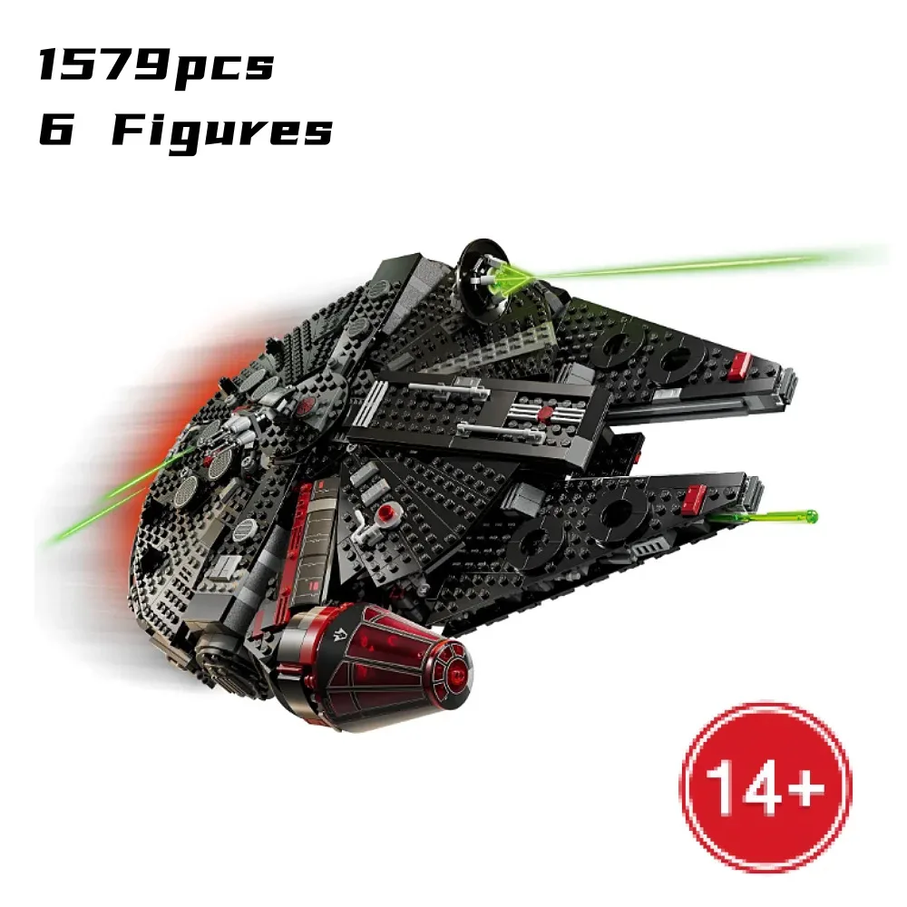 

1579pcs Classic Movie Series Building Blocks The Dark Falcon Assembly Set Model Adult Boy Toy Gift