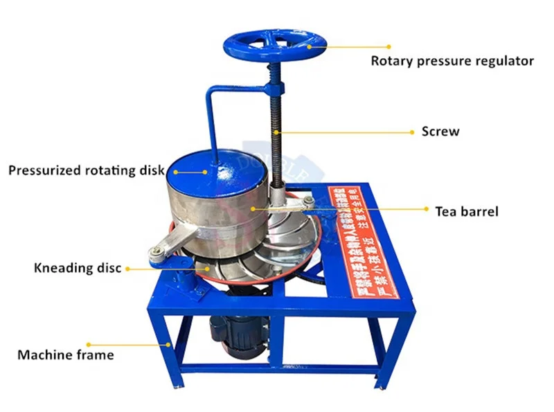 Commercial Red Tea Twister Machine Manual Black Tea Roller Twisting Kneading Machine Green Tea Rolling Machine