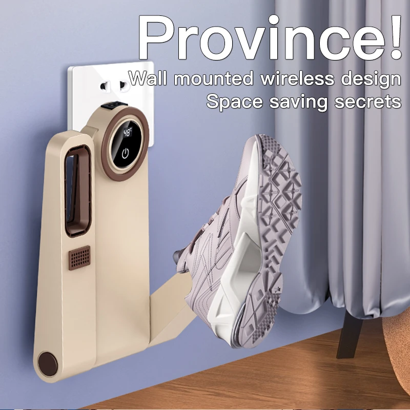 Xiaomi طوي جدار جبل مجفف الأحذية المنزلية درجة حرارة ثابتة سريعة الجافة سخان التعقيم إزالة الروائح الكريهة مجفف الأحذية